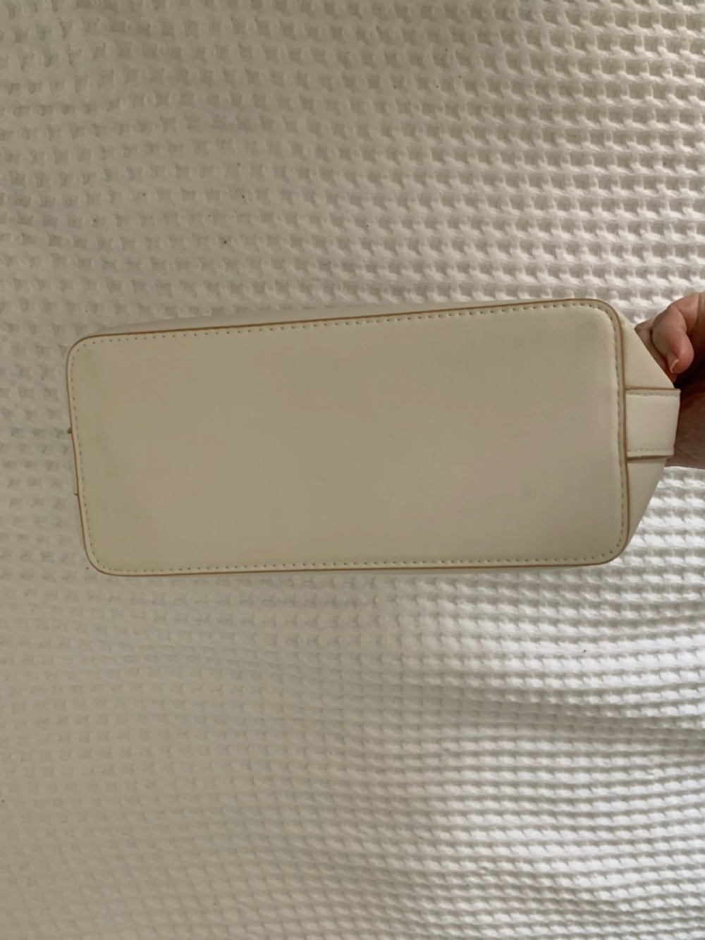 a new day Cream Mini Handbag with Gold Handle - Picture 3 of 7
